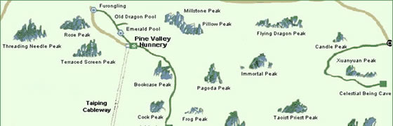 Yellow Mountain Map